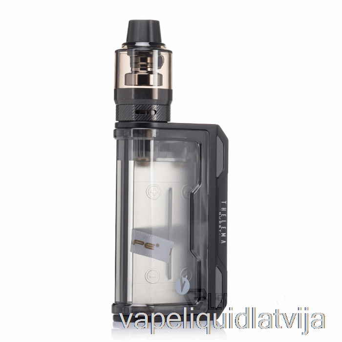 Pazaudēts Vape Thelema Quest 200w Starta Komplekts Melns / Dzidrs Vape šķidrums